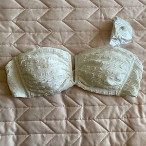 White bikini top